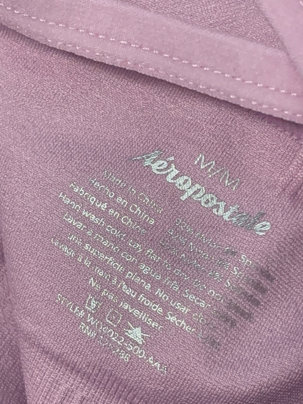 Aerosport Lavender Pink Sports Bra - Picture 4 of 7